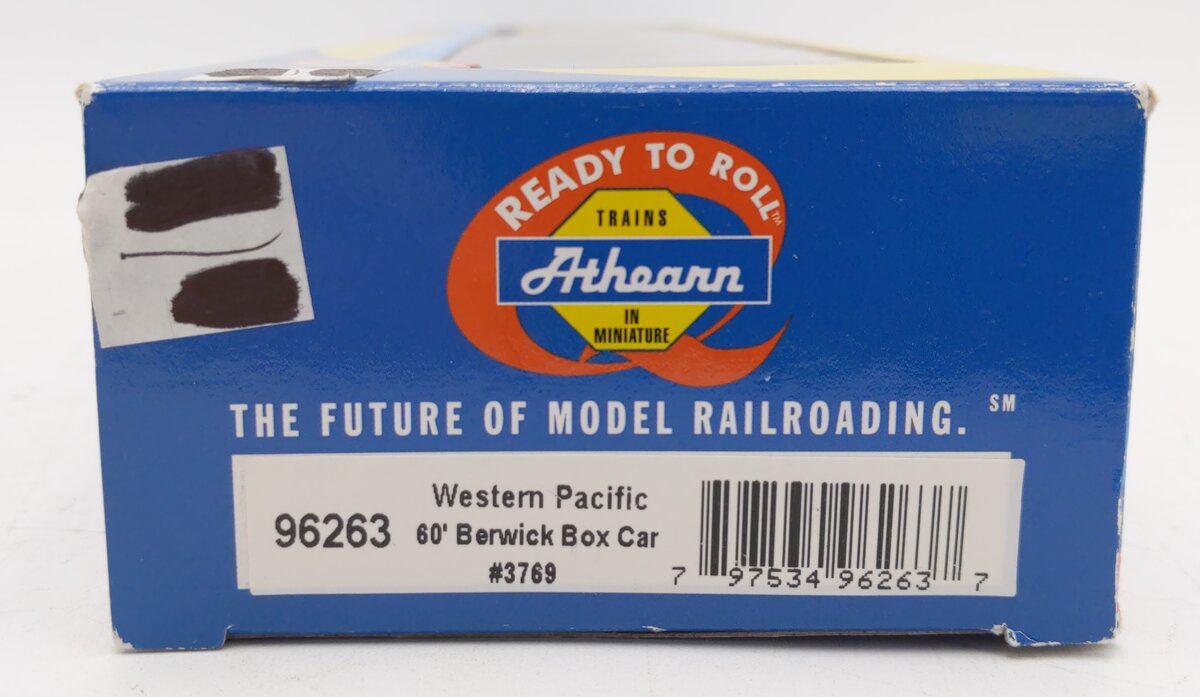 Athearn 96263 HO Western Pacific 60' Berwick Hi-Cube Boxcar #3769 NIB