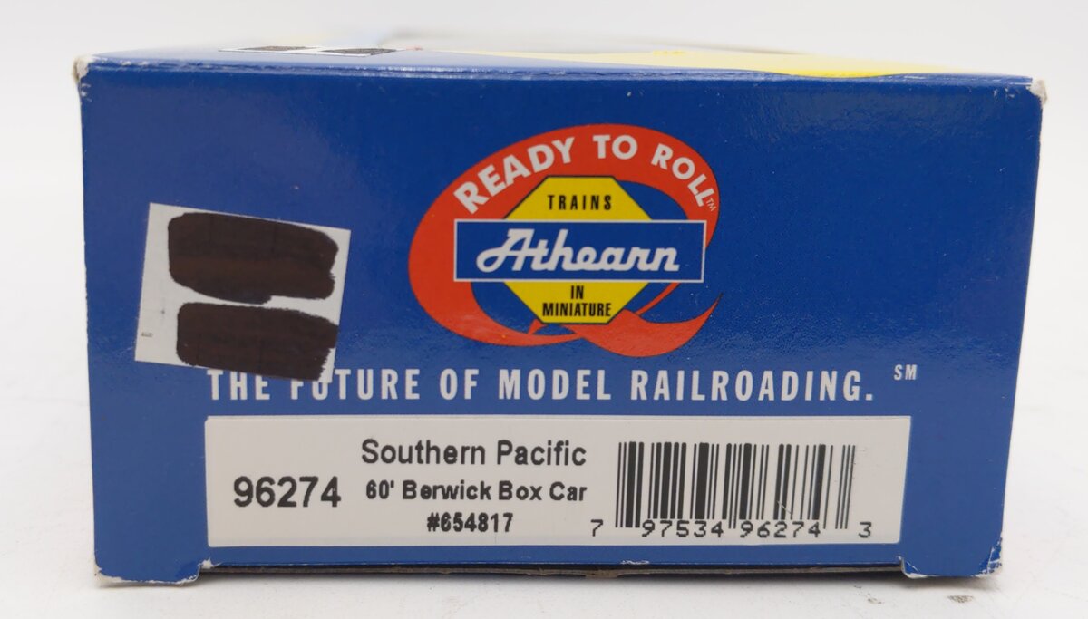 Athearn 96274 HO Scale Southern Pacific 60' Berwick Hi-Cube Boxcar #654817 NIB