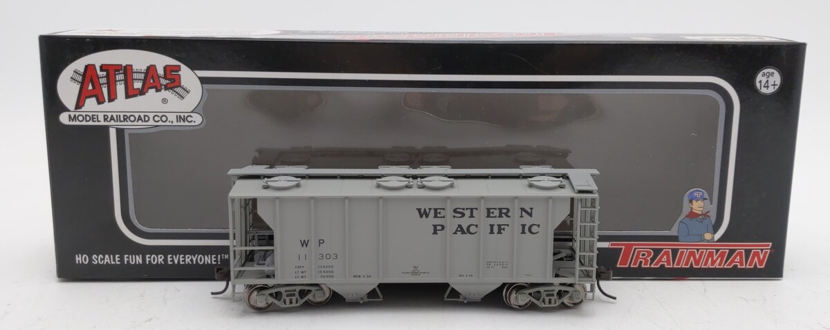 Atlas 11275 HO TrainMan Western Pacific PS-2 Covered Hopper Car #11303