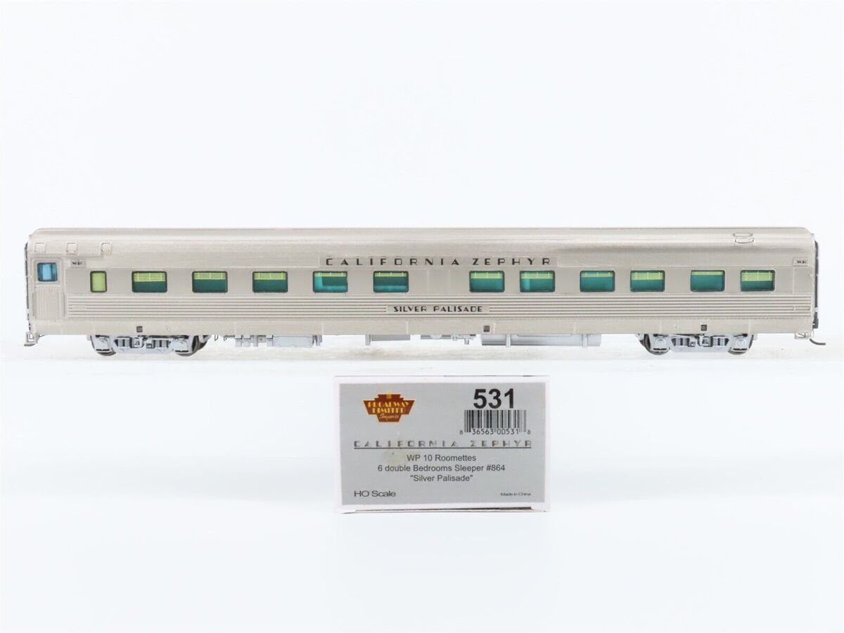 Broadway Limited 531 HO Paragon Series Cali Zephyr WP 