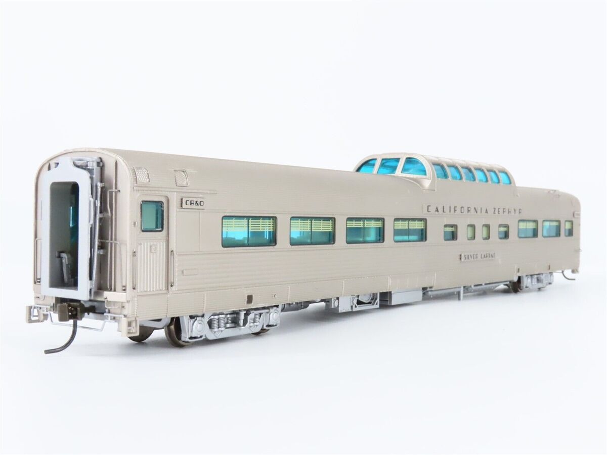 Broadway Limited 503 HO CB&Q 'Silver Lariat' Vista Dome CZ