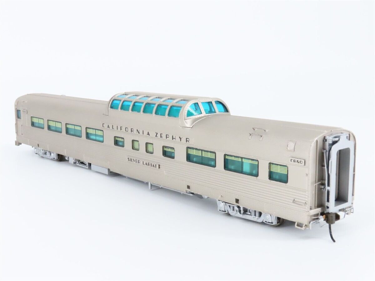 Ade 3032 シルバーリンゲ　all銀 モデル　 HOスケール Broadway Limited 503 HO CB&Q 'Silver Lariat' Vista Dome CZ
