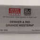 Micro-Trains 86000040 HOn3 DRGW 30' Composite Frame Gondola w/Coal Load #9182