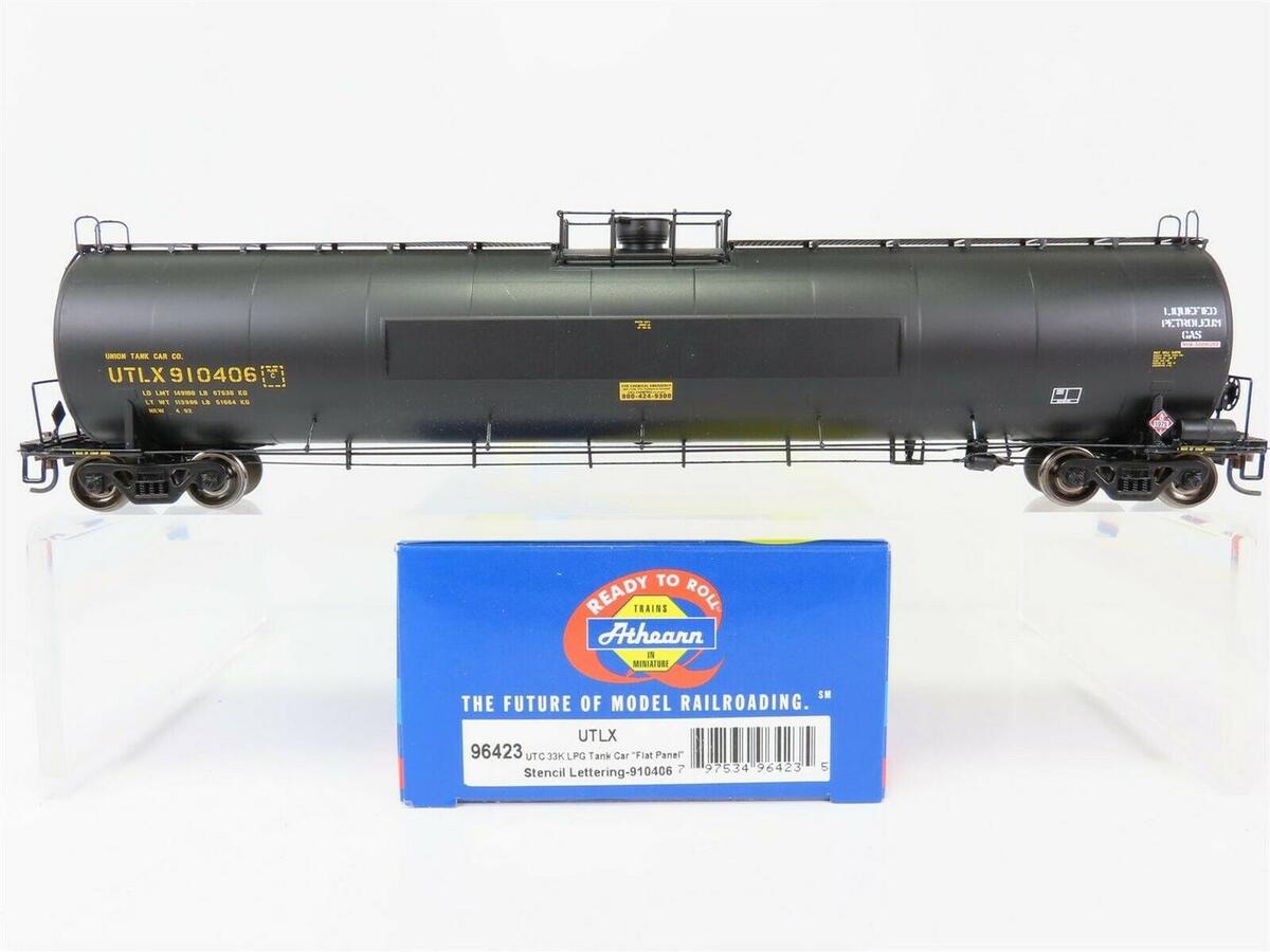 Athearn 96423 HO Scale UTLX 33.9K LPG Tank #910406