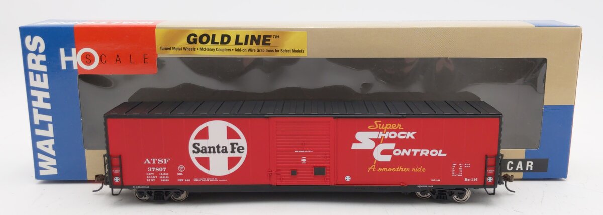 Walthers 932-35512 HO ATSF Pullman-Standard 60' Auto Box Car-Single Door #37807