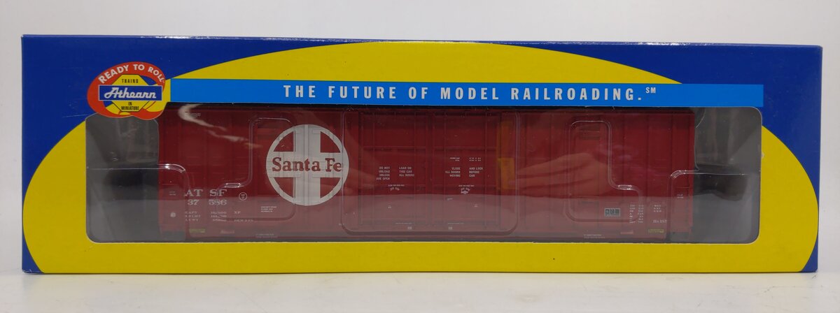 Athearn 96268 HO Scale Santa Fe 60' Berwick Hi-Cube Boxcar #37586
