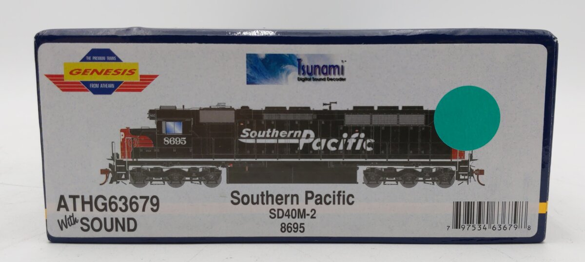 Athearn G63679 HO Southern Pacific SD40M-2 with DCC & Sound #8695