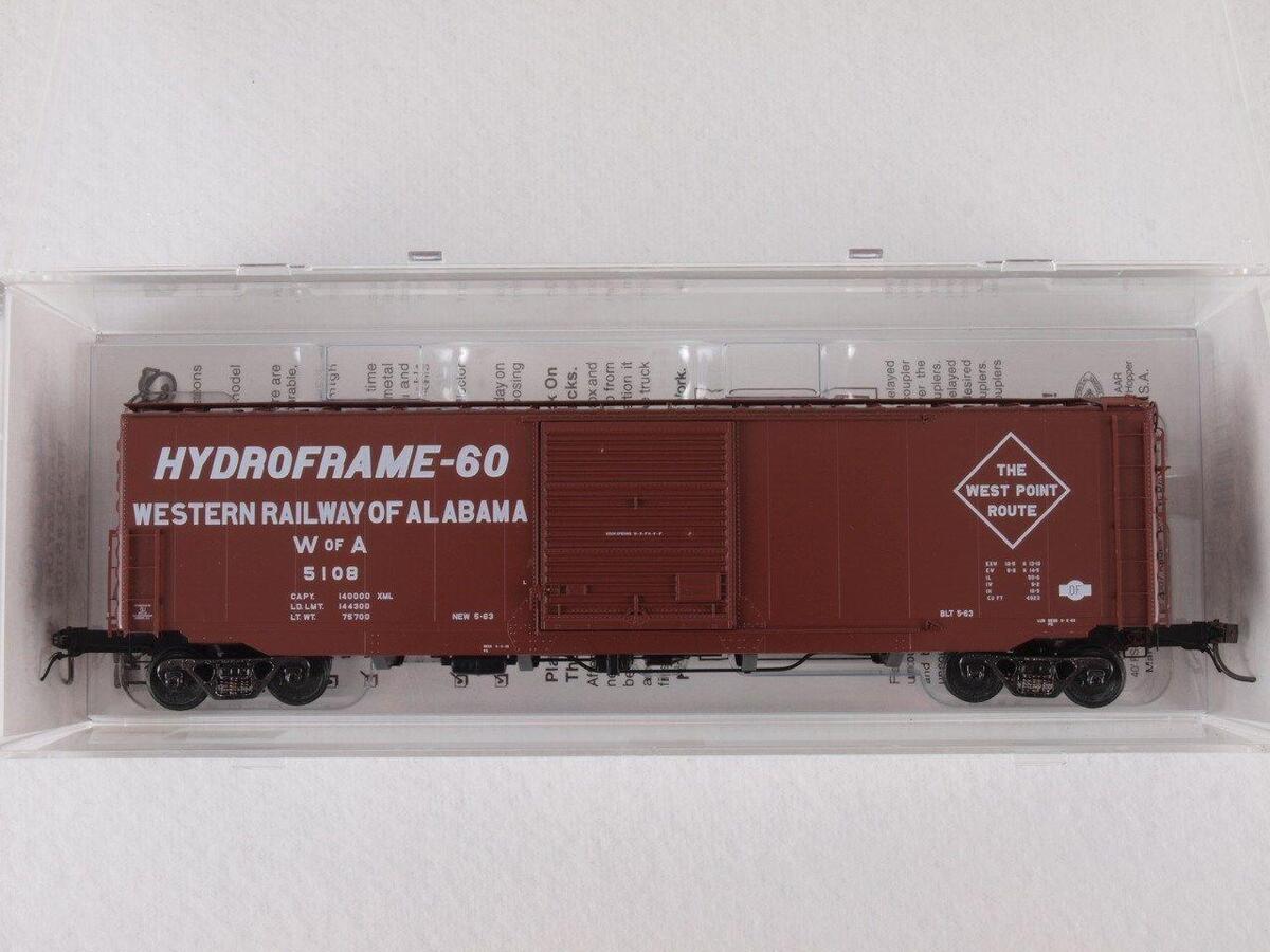 Kadee 6328 HO Western Railway of Alabama 50' PS-1 Boxcar #5108
