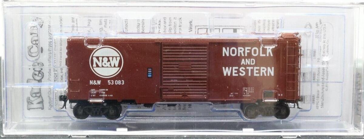 Kadee 5016 HO Norfolk & Western Pullman-Standard PS-1 40' Boxcar #53083