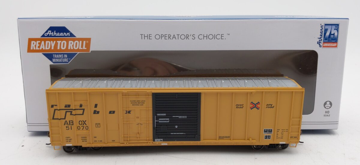 Athearn 71005 HO RailBoxcar/Late 50' FMC Ex-Post Combo Boxcar #51070