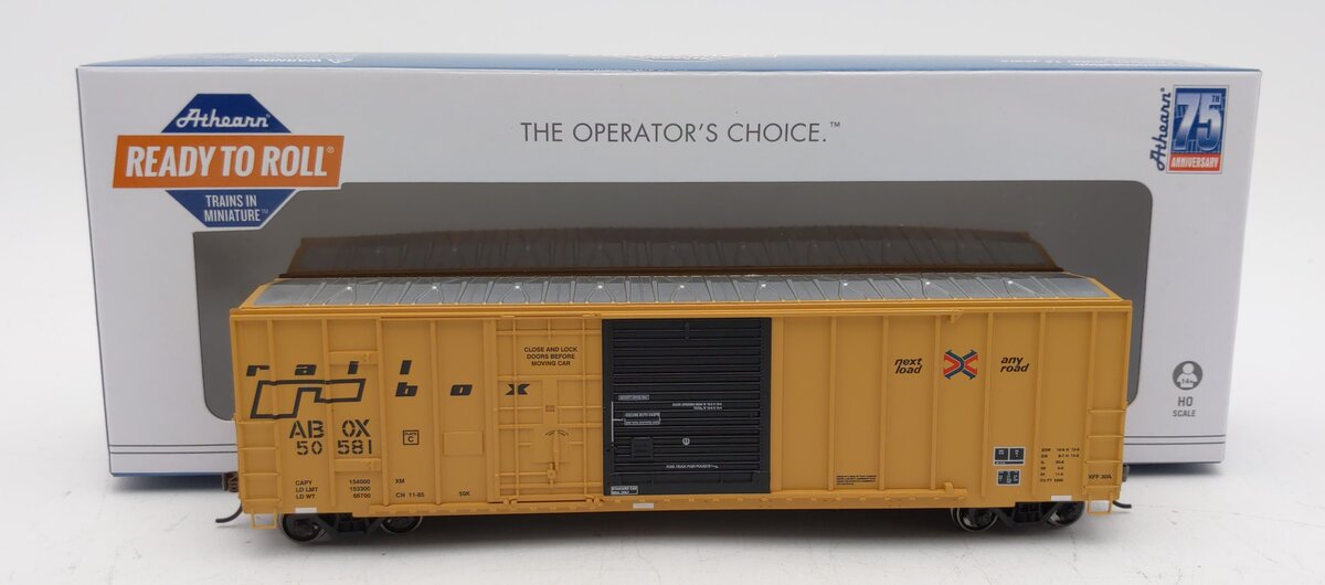 Athearn 71006 HO RailBoxcar/Late 50' FMC Ex-Post Combo Boxcar #50581