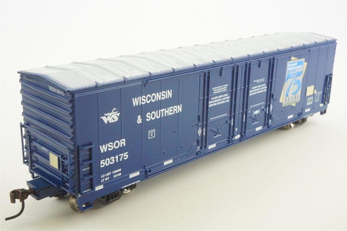 Athearn 95930 HO Wisconsin & Southern 50' Double Door Evans Boxcar
