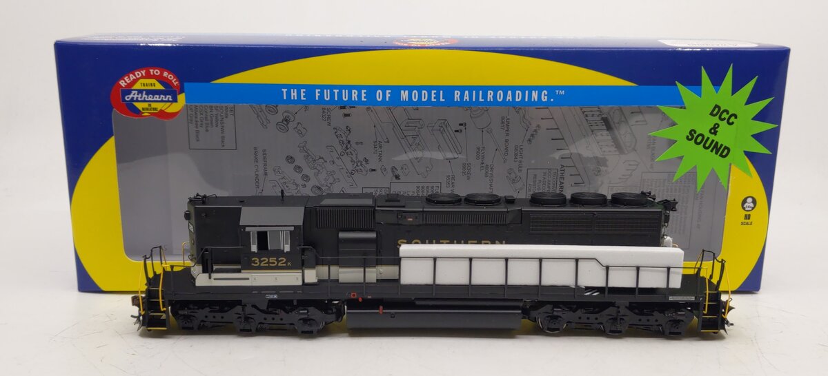 Athearn 98389 HO Southern SD40-2 Diesel Locomotive w/DCC & Sound RTR #3252K