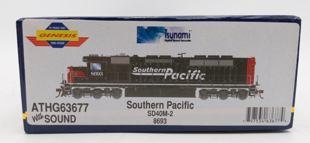Athearn G63677 HO Southern Pacific SD40M-2 Diesel #8693 w/ DCC & Sound