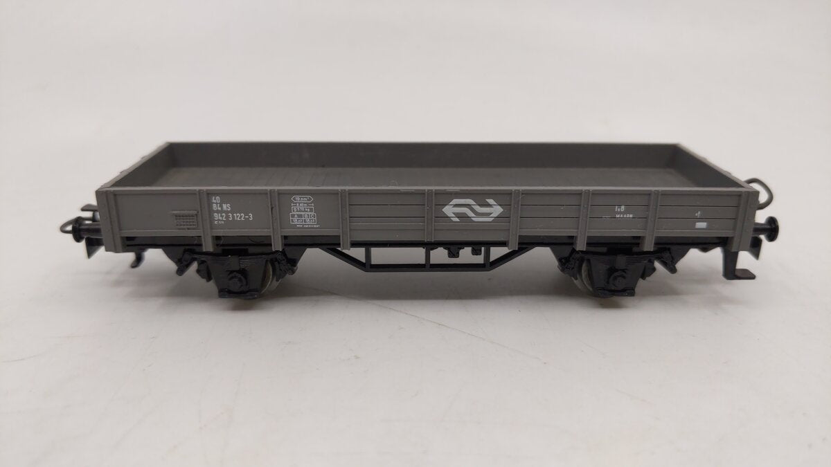 Marklin 4433 HO Scale Gray Flat Car LN/Box
