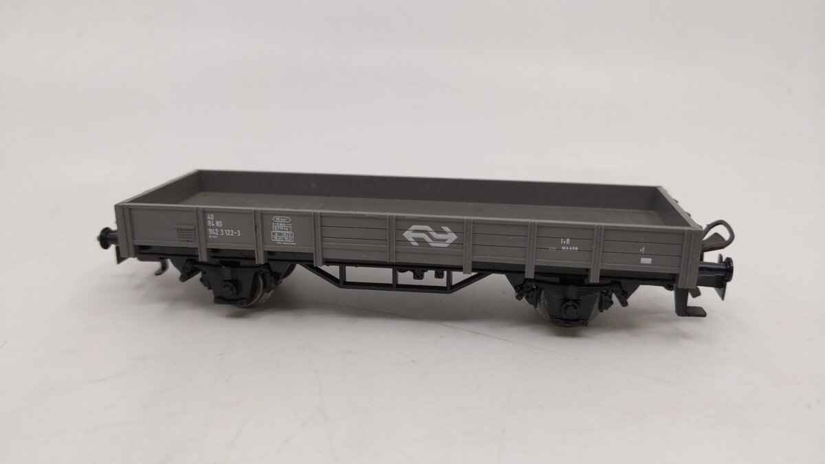 Marklin 4433 HO Scale Gray Flat Car LN/Box