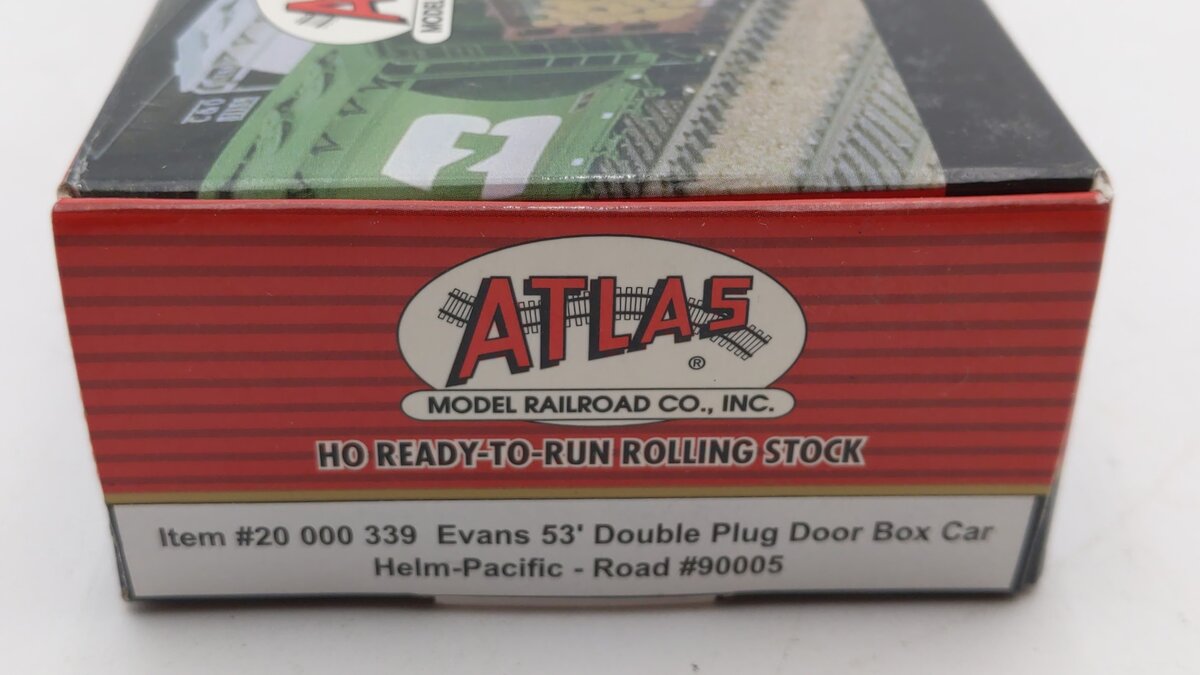 Atlas 20000339 HO Helm-Pacific 53' Double Plug Door Box Car #90005