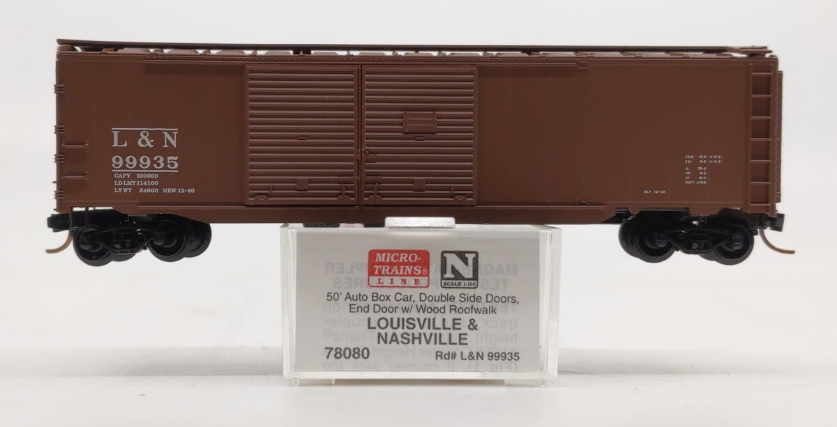 Micro-Trains 07800080 N L&N 50' Double Side Auto Boxcar #99935