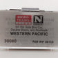 Micro-Trains 03000080 N Western Pacific 50' Double Door Rib Side Boxcar #38154 LN/Box