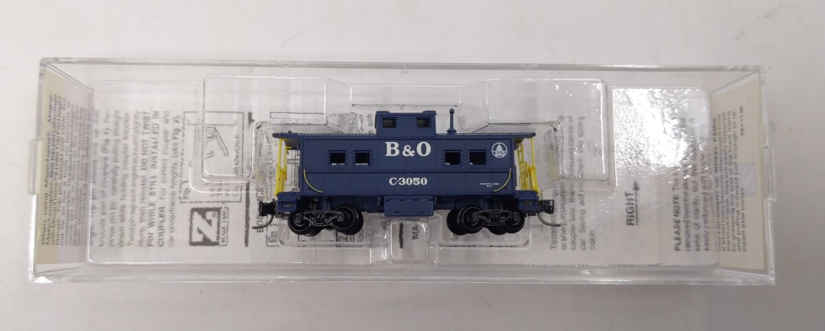 Micro-Trains 14722-2 Z Scale Baltimore & Ohio Caboose #C3050 LN/Box