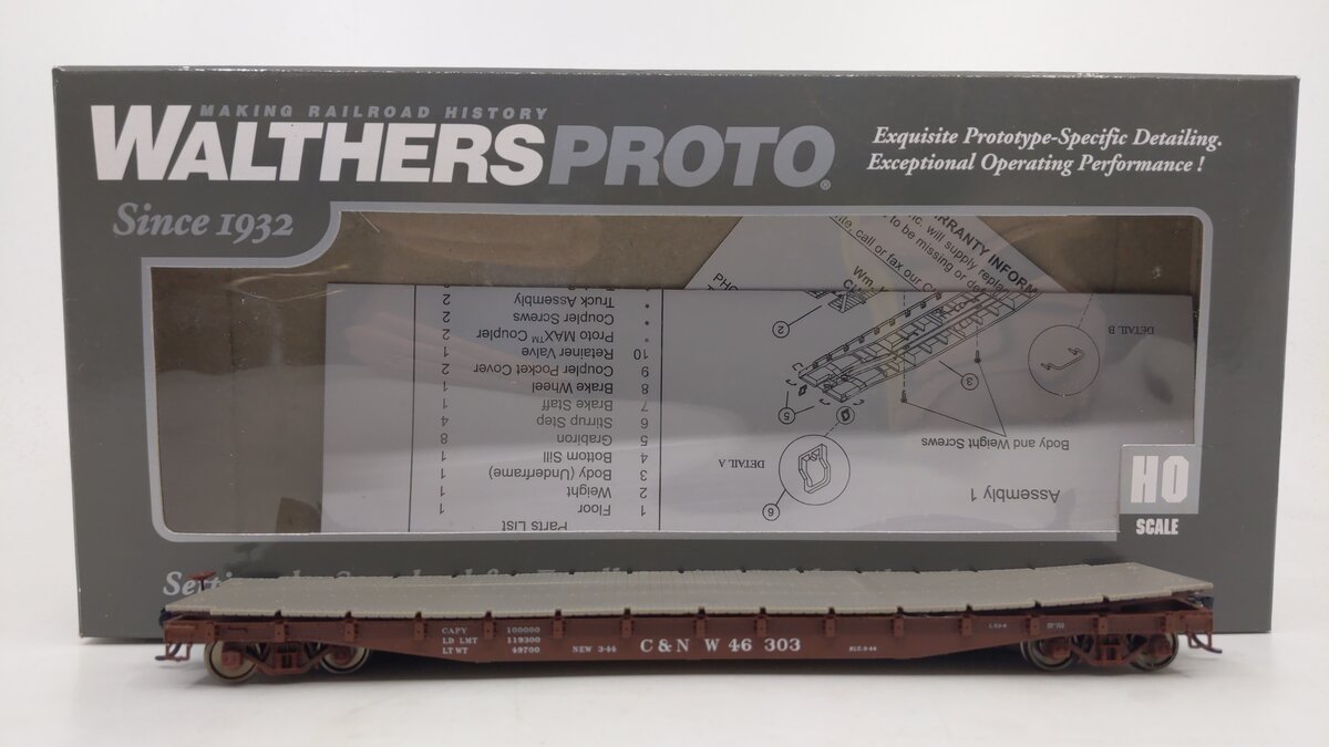 Walthers 920-104118 HO Chicago & North Western 53' AAR Flatcar #46303
