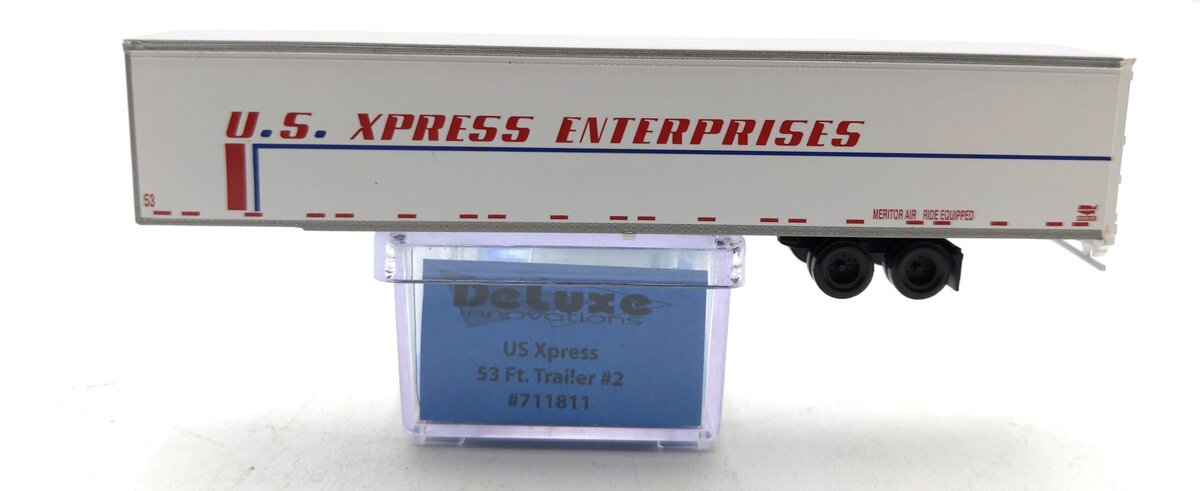 Deluxe Innovations 711811 1:160 N US Xpress Enterprises Duraplate Trailer #2 EX/Box
