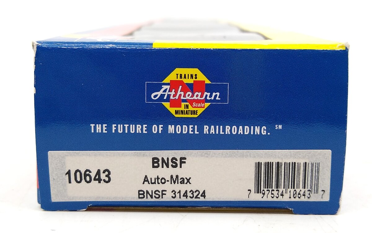 Athearn 10643 N Burlington Northern Santa Fe Auto-Max Auto Carrier #314324