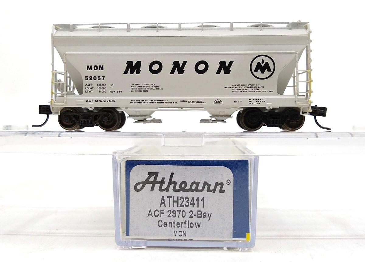 Athearn 23411 N Monon ACF 2970 Covered Hopper #52057