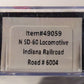 Atlas 49059 N Indiana Railroad SD60 Ready-to-Run (White/Red) #6004
