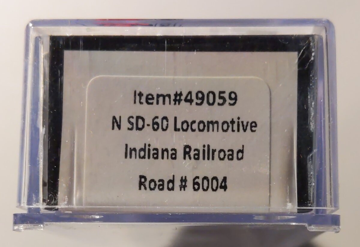 Atlas 49059 N Indiana Railroad SD60 Ready-to-Run (White/Red) #6004