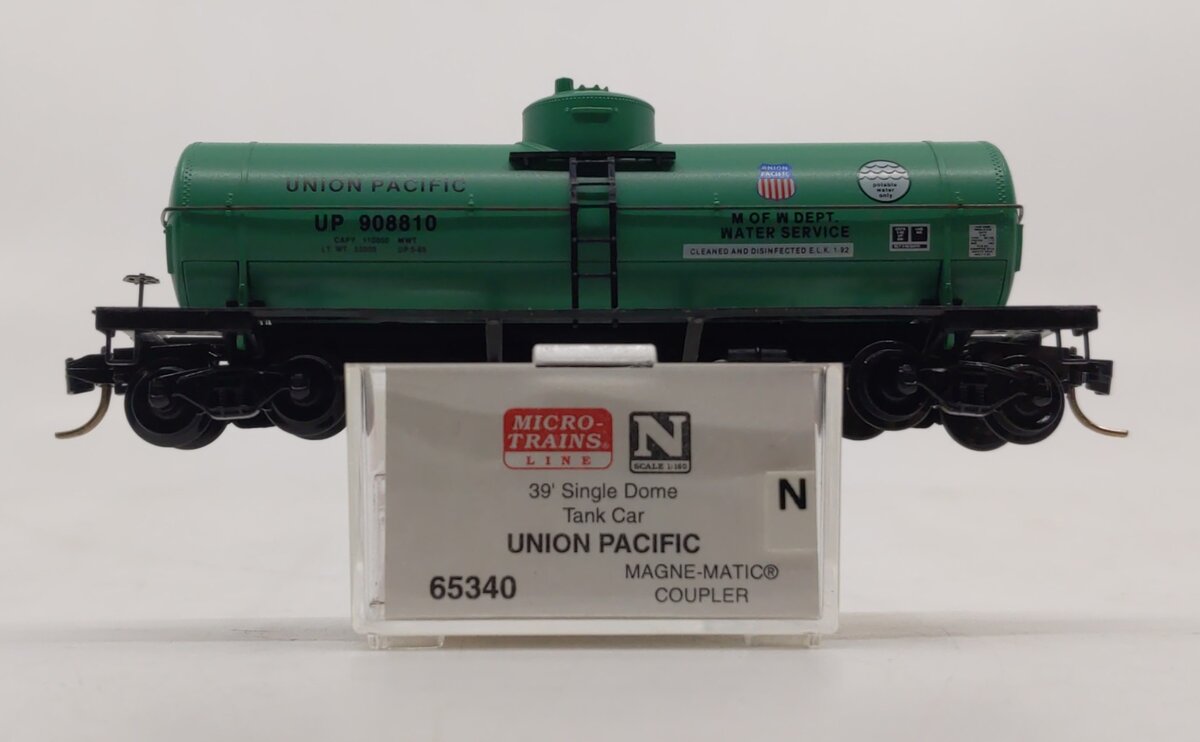 Micro-Trains 06500340 N Scale Union Pacific 39' Single Dome Tank Car #908810