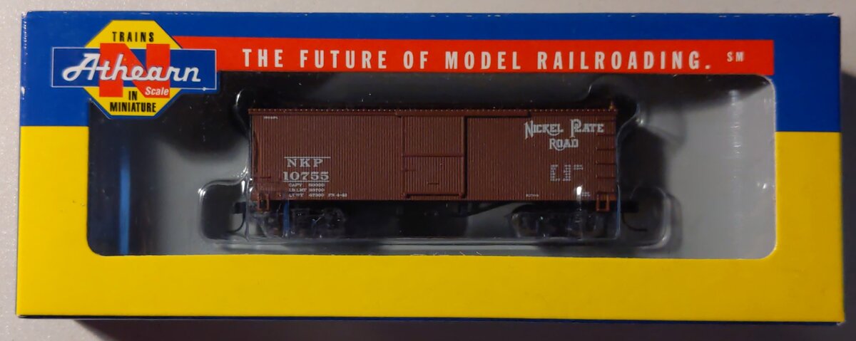 Athearn 10967 N Scale Nickel Plate Road 36' Boxcar #10755 NIB