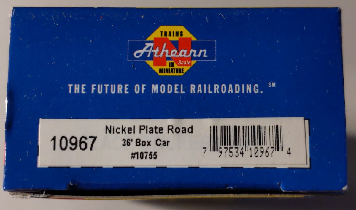 Athearn 10967 N Scale Nickel Plate Road 36' Boxcar #10755 NIB