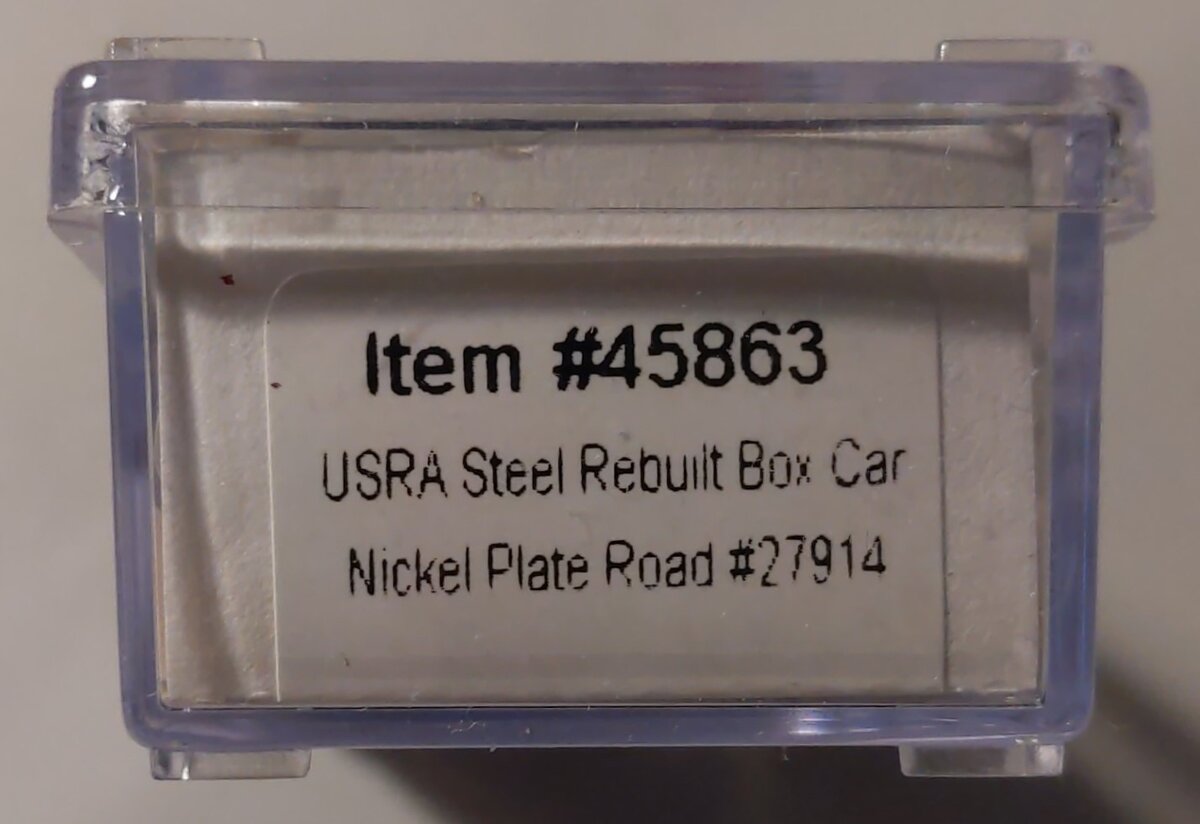 Atlas 45863 N Scale Nickel Plate Road USRA Steel ReBuilt Boxcar #27914