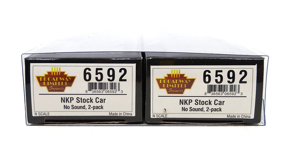 Broadway Limited 6592 N Nickel Plate Road Stock Car without Sound (Set of 2)
