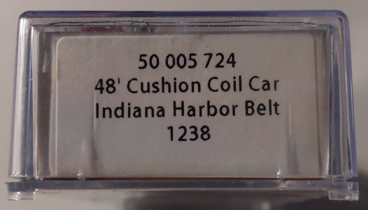 Atlas 50005724 N Indiana Harbor Belt 48' Cushion Coil Car #1238