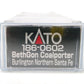 Kato 186-0602 N Scale BNSF BethGon Coalporter Hopper #668518