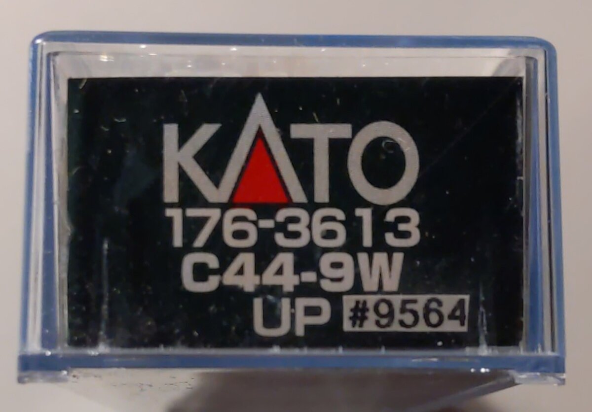 Kato 176-3613 N Scale Union Pacific C44-9W Diesel Locomotive #9564