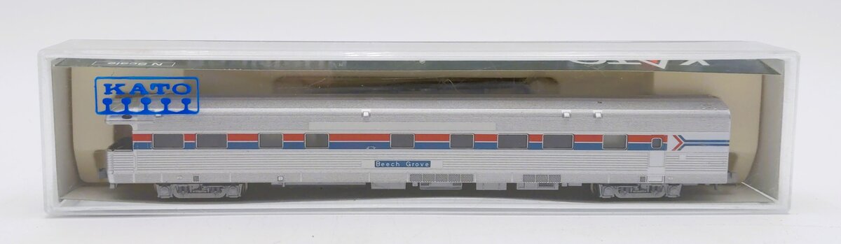 Kato 156-0802 N Scale Amtrak Beech Grove Business Car LN/Box