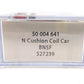 Atlas 50004641 N Burlington Northern Santa Fe Cushion Coil Car #527239
