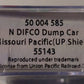 Atlas 50004585 N Missouri Pacific UP Shield Difco Side Dump Car #55143