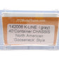 JTC Model Trains 142006 N K-Line 40' Chassis Container (Pack of 2)