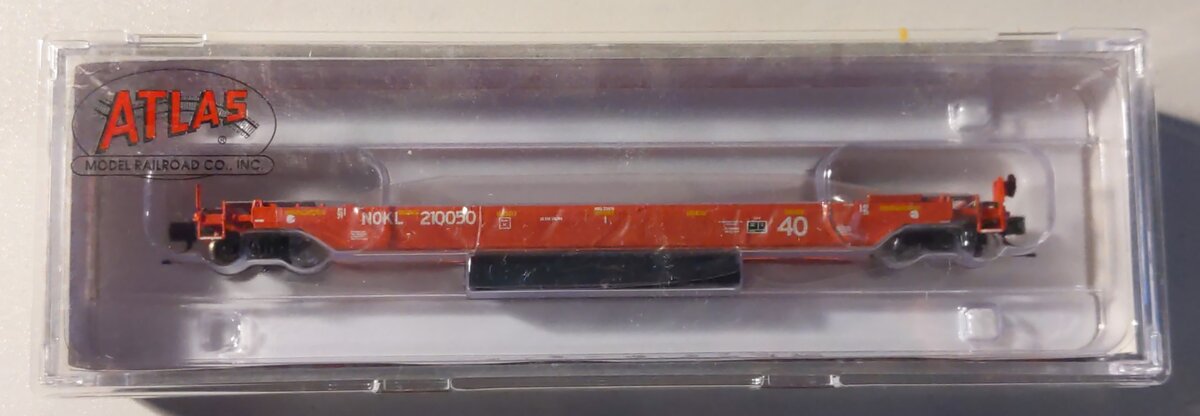 Atlas 50003737 N Scale NOKL 40' Rebuilt Well Car #210050