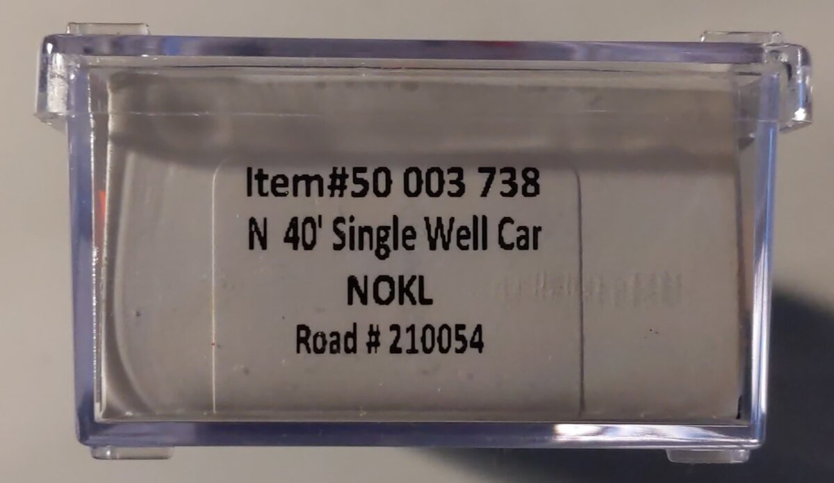 Atlas 50003738 N Scale NOKL 40' Rebuilt Well Car #210054