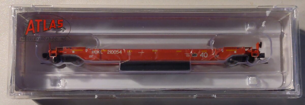 Atlas 50003738 N Scale NOKL 40' Rebuilt Well Car #210054