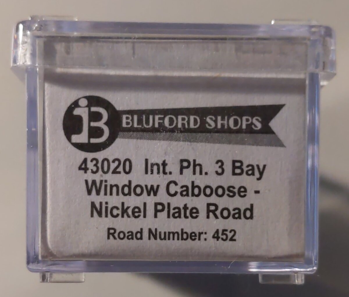 Bluford Shops 43020 N Scale Nickel Plate Road Bay Window Caboose #452
