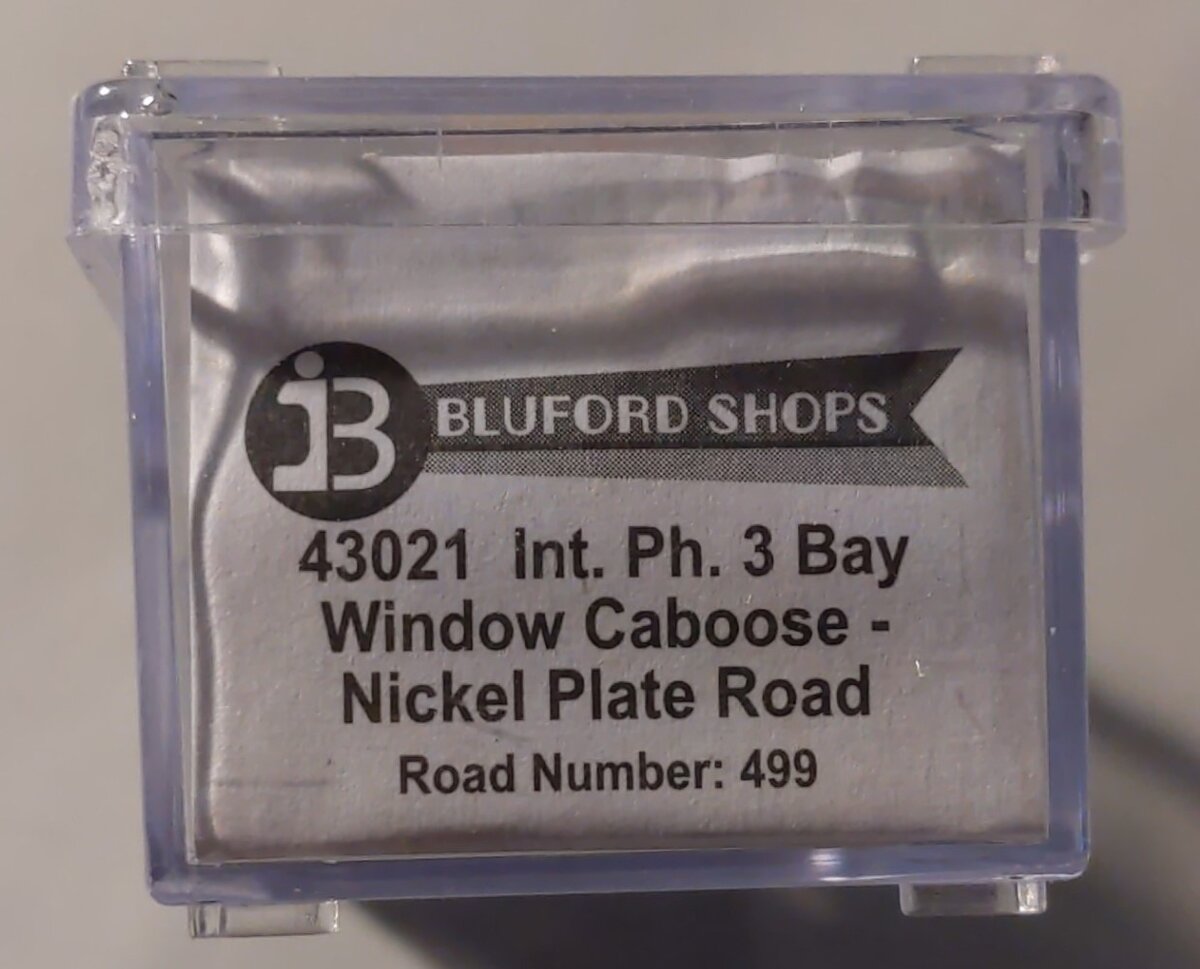Bluford Shops 43021 N Scale Nickel Plate Road Bay Window Caboose #499