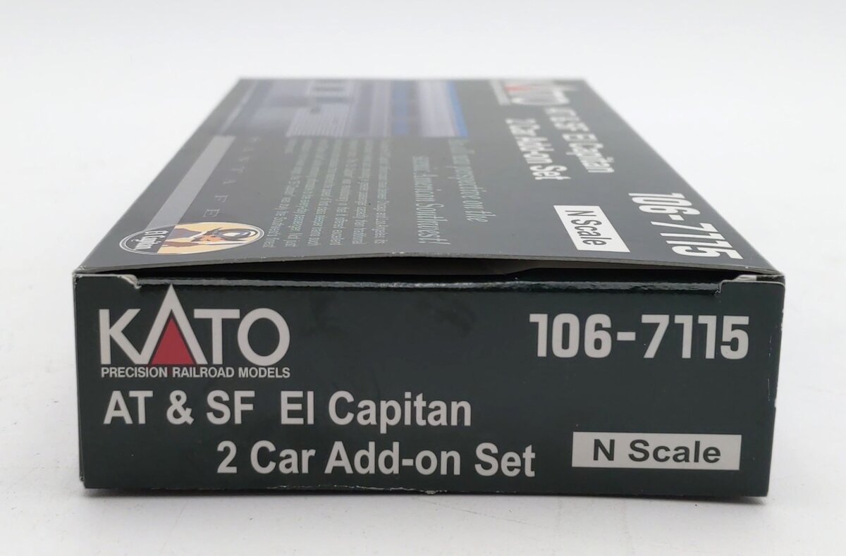 Kato 106-7115 N Scale Santa Fe El Capitan 2-Car Add-On Set