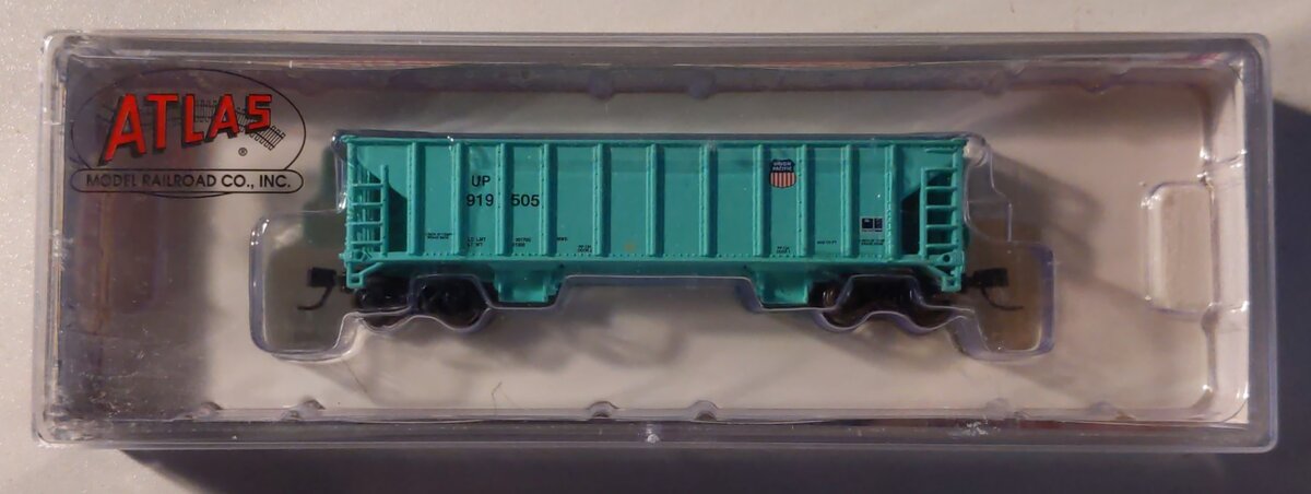 Atlas 50004850 N Scale Union Pacific 41' Ballast Hopper Car #919505