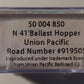 Atlas 50004850 N Scale Union Pacific 41' Ballast Hopper Car #919505